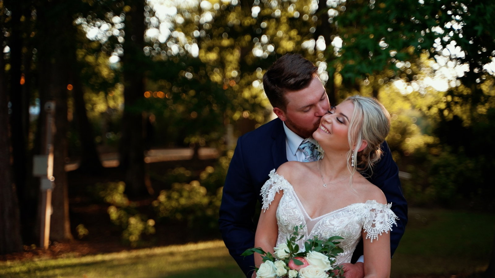 Kinley & Ryan wedding film still — Heyward, SC